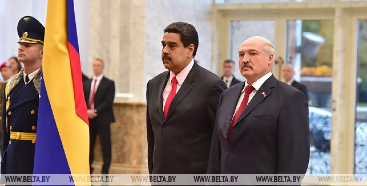 Лукашэнка пагутарыў з Мадура і паабяцаў падтрымку Венесуэле
