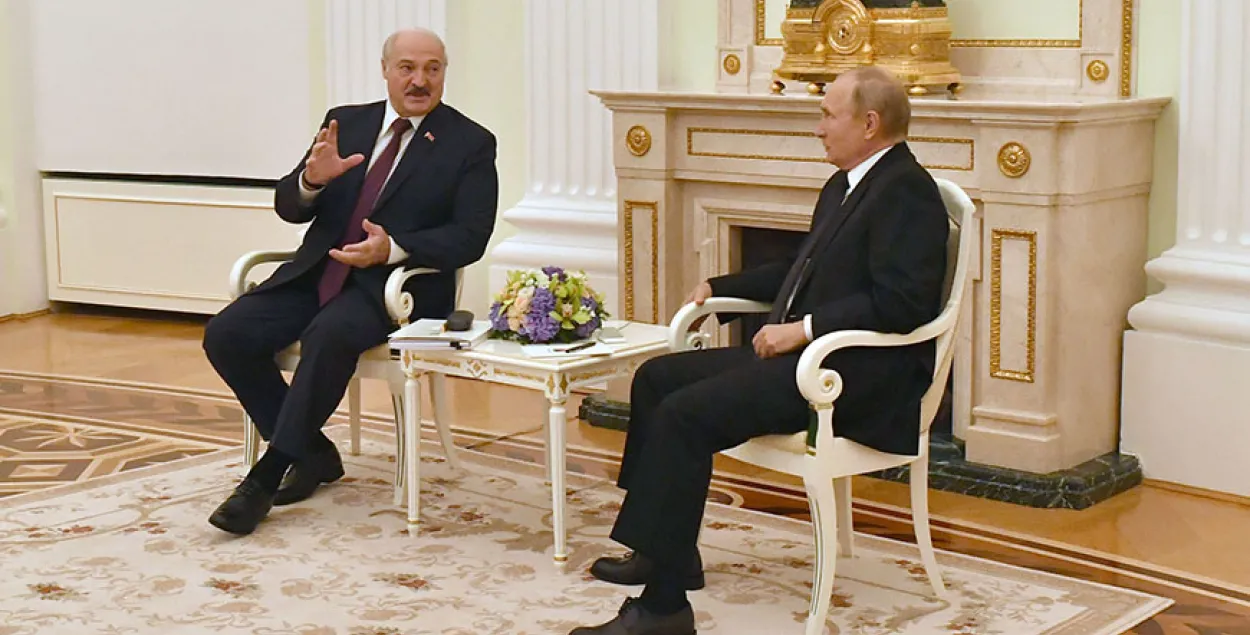 Александр Лукашенко и Владимир Путин / пресс-служба президента России​