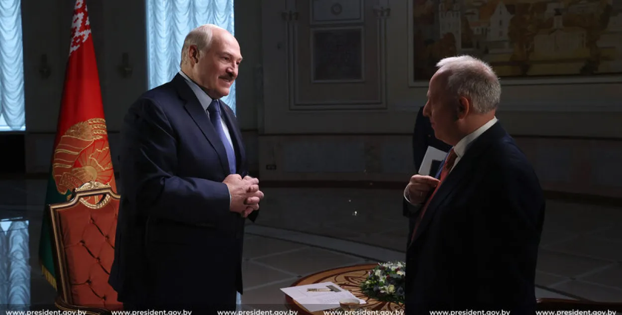 Аляксандр Лукашэнка і Стыў Розэнберг / president.gov.by​
