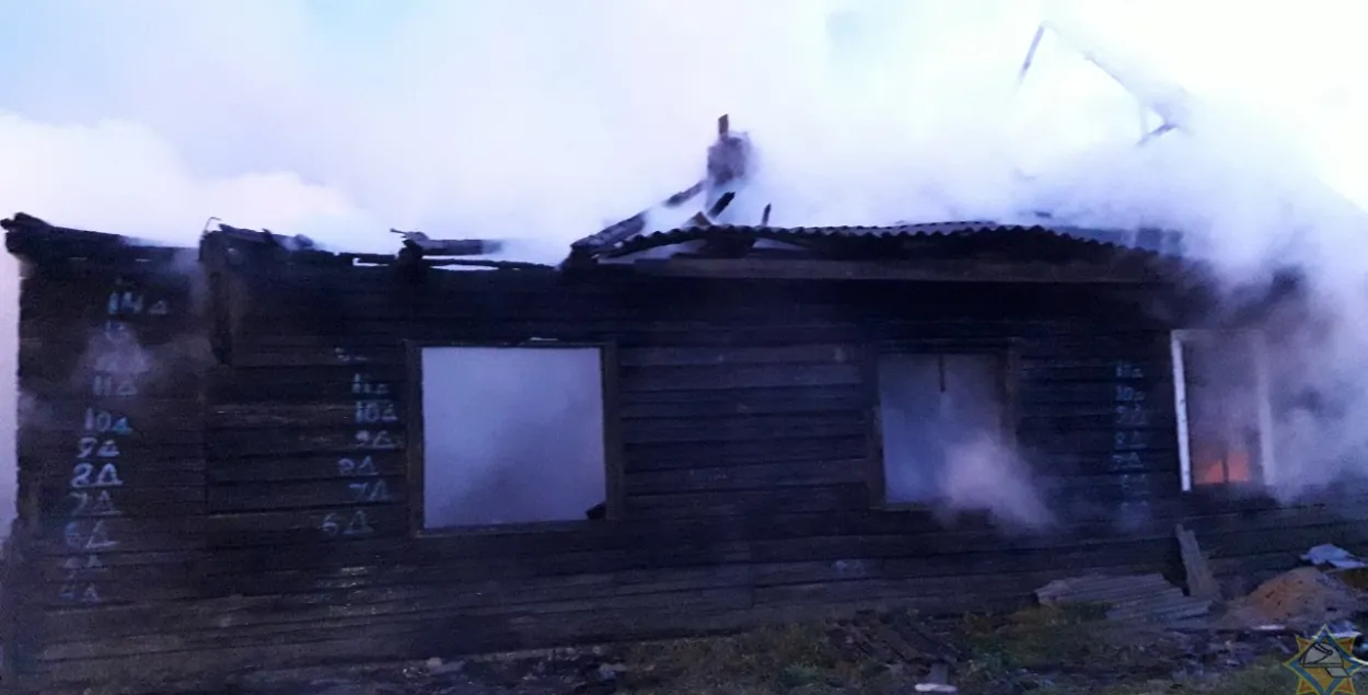 У Крычаўскім раёне пенсіянерка на пажары атрымала апёкі 93% цела