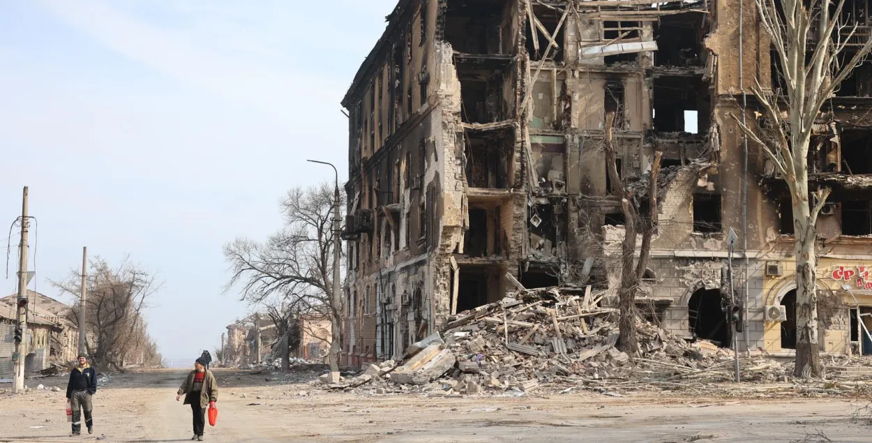У Марыупалі ўкраінскія вайскоўцы апынуліся ў блакадзе, але працягваюць змагацца / Anadolu Agency