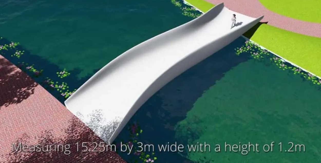 У Кітаі на 3D-прынтары надрукавалі 15-метровы мост (відэа)