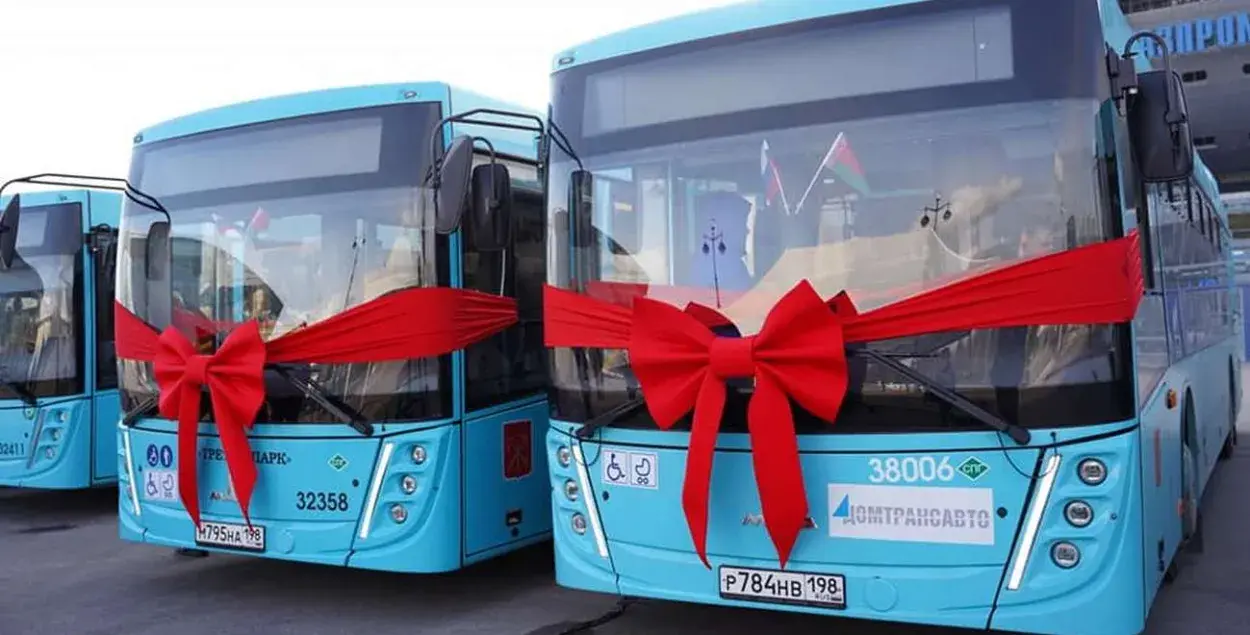 Передача автобусов МАЗ в Санкт-Петербург, 2022 год / пресс-служба МАЗ