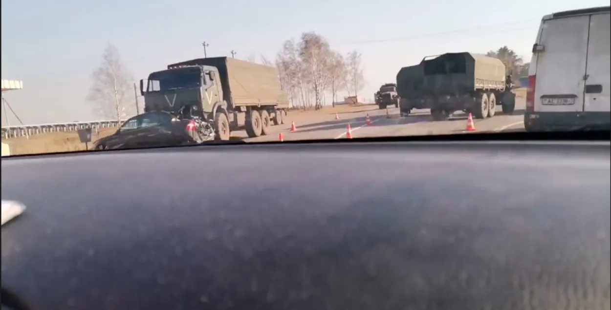 Автоавария под Мозырем / кадр из видео​