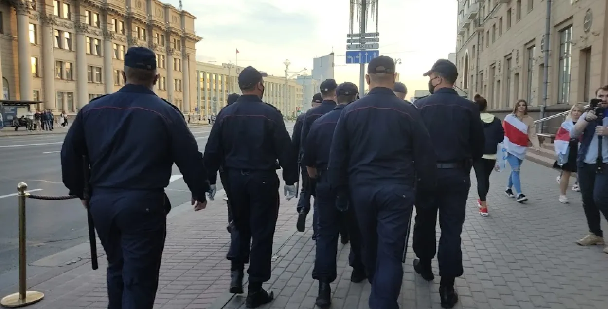 Милиционеры в Минске / Еврорадио​