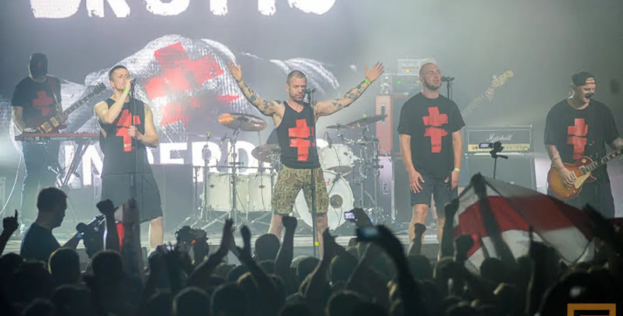 Сергей Михалок на концерте / Архив Еврорадио​