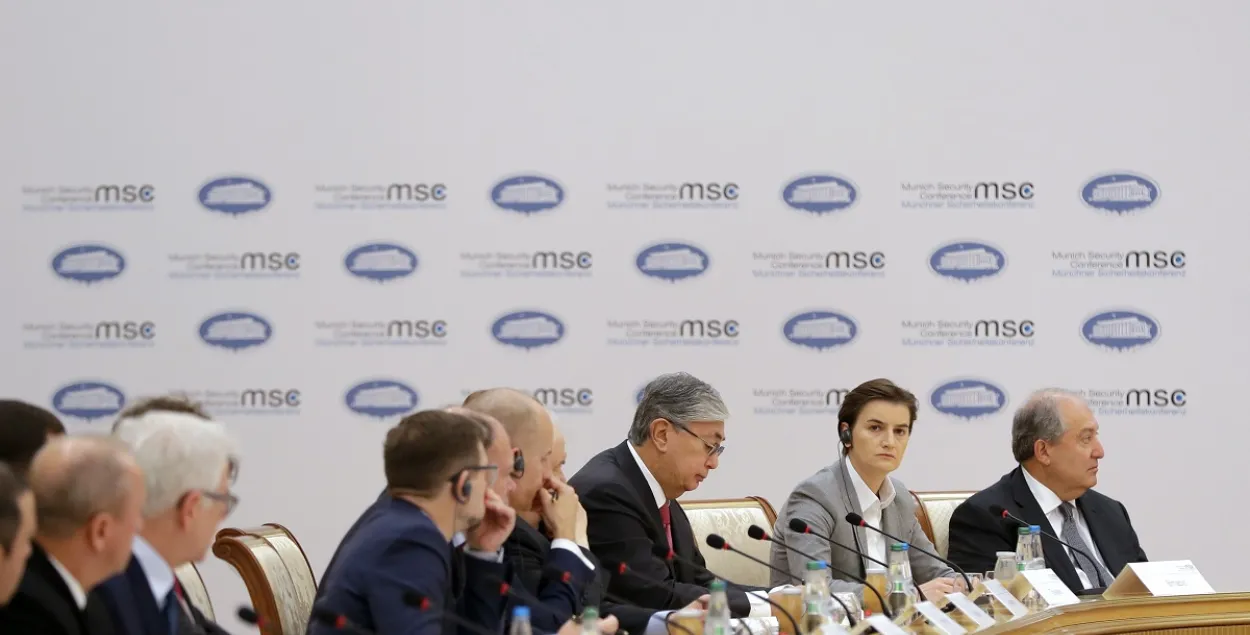 A Munich Security Conference session in Minsk, Belarus.&nbsp;This and other images in this story are from&nbsp;Reuters.