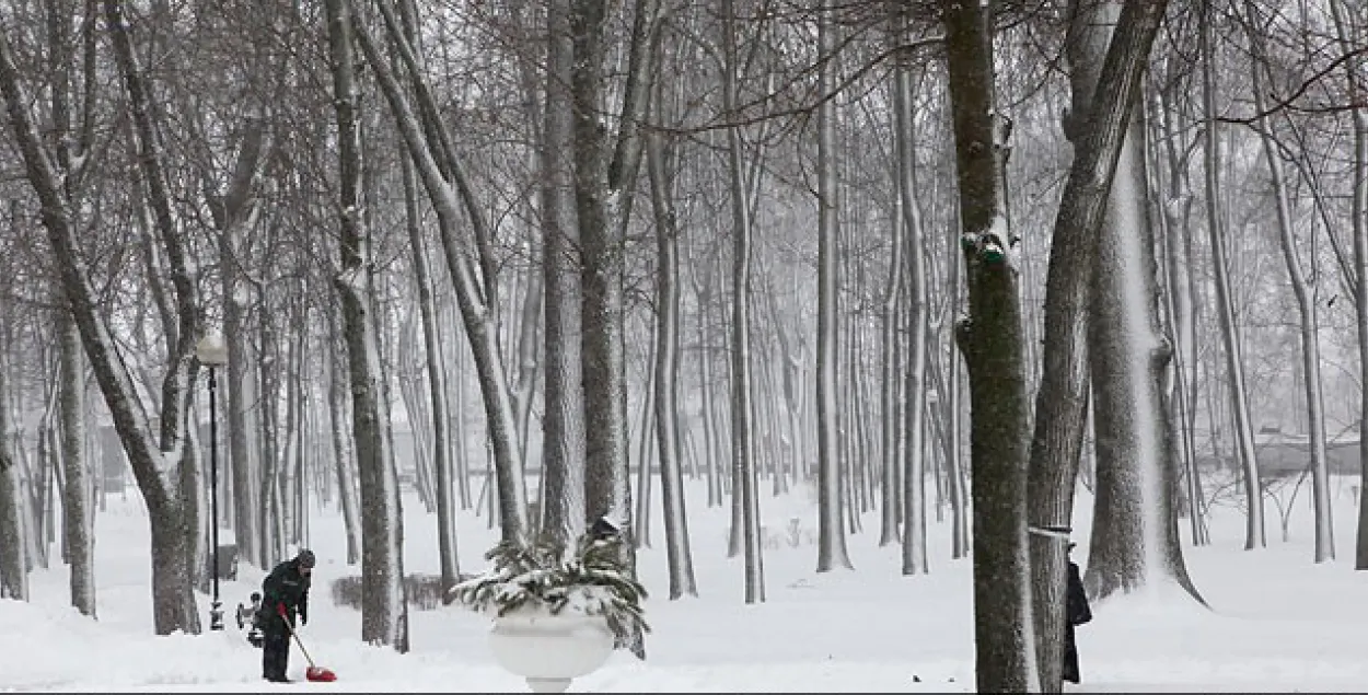 5 студзеня ў Беларусі чакаюцца моцны вецер і снег