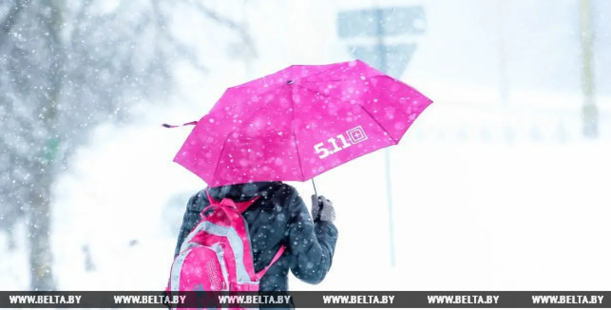 У суботу ў Беларусі прагназуецца мокры снег і туман