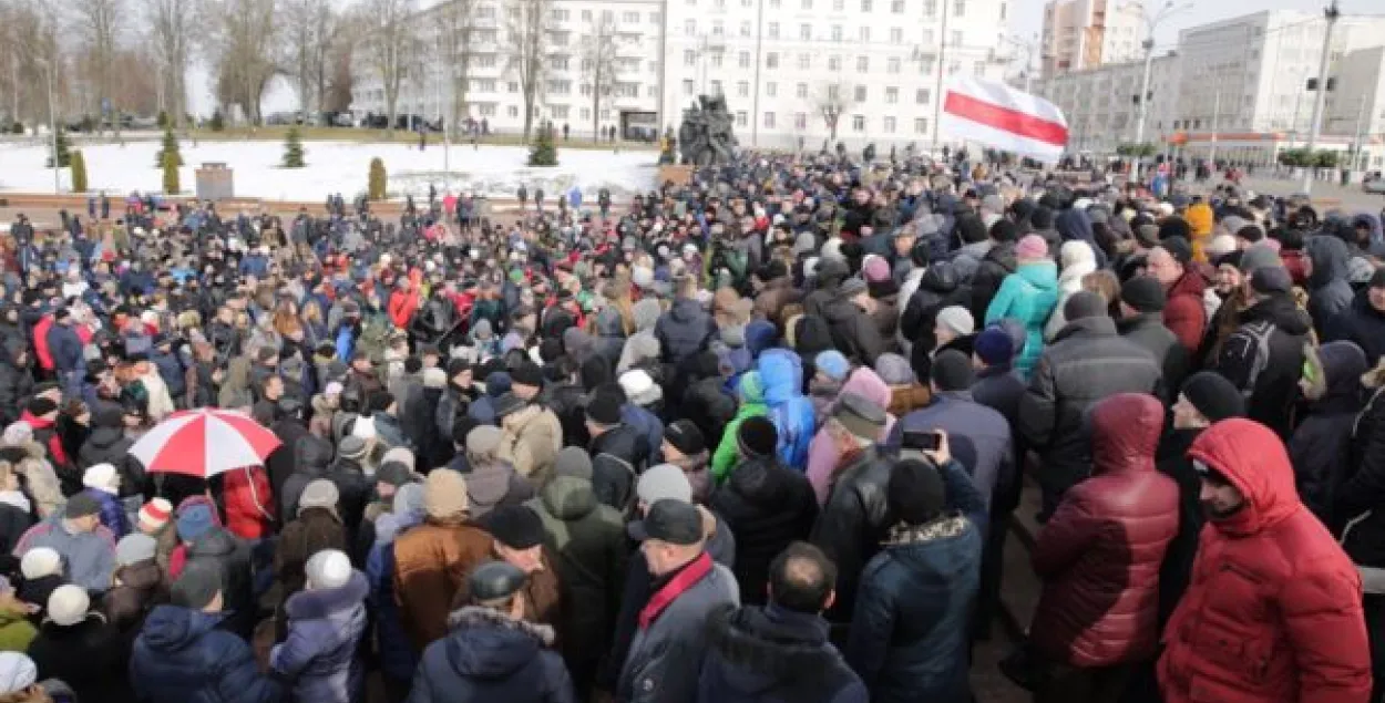 На “Марш недармаедаў” у Віцебску выйшла каля 1000 чалавек (відэа)
