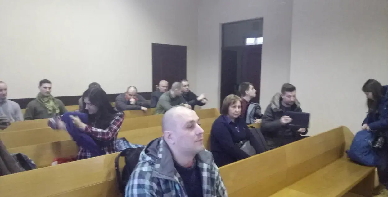 Andrei Byalyauski in court. Photo: Euroradio