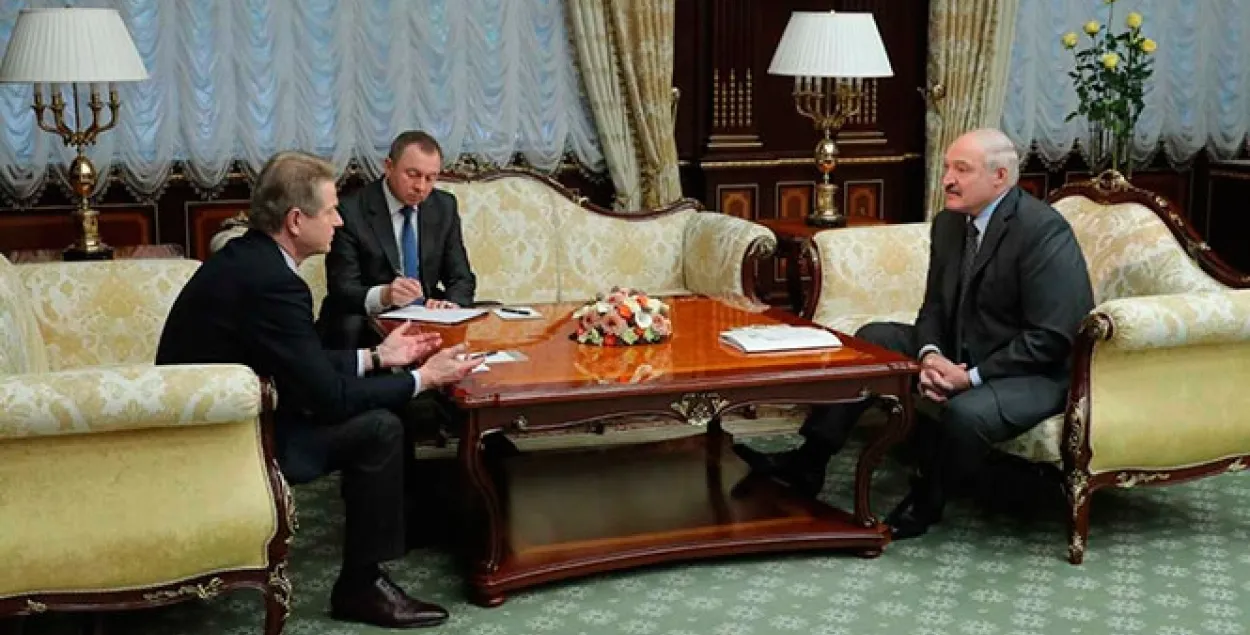 Роландас Паксас, Владимир Макей, Александр Лукашенко / president.gov.by