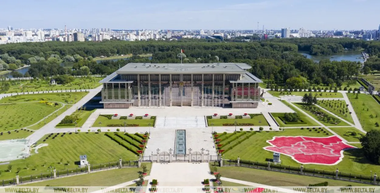 Дворец Независимости, где проходит выступление Лукашенко / БЕЛТА​