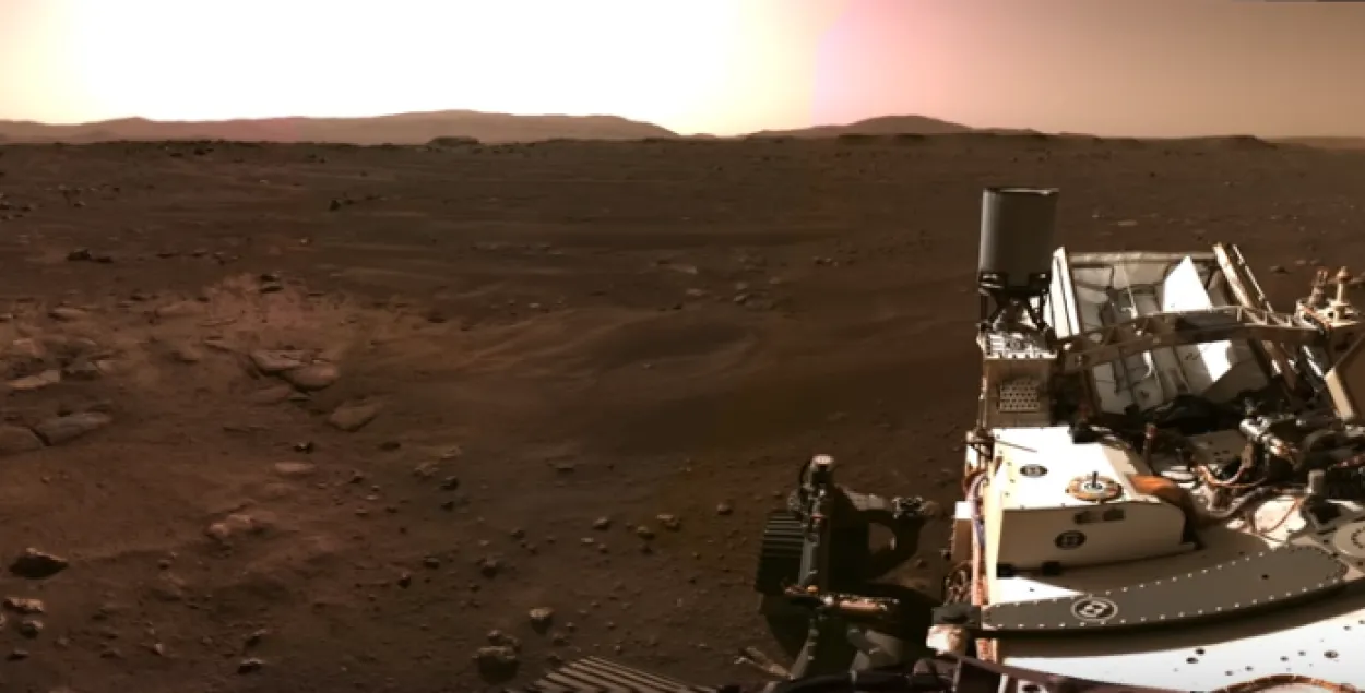 Панорама Марса / Скриншот с видео NASA