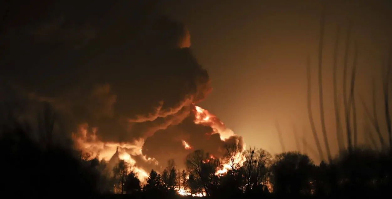 Уначы на Запарожскай АЭС быў бой, пасля якога тушылі пажар