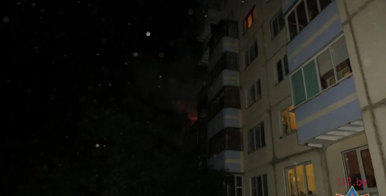 На пажары ў Мінску эвакуявалі 32 чалавекі, у тым ліку 5 дзяцей