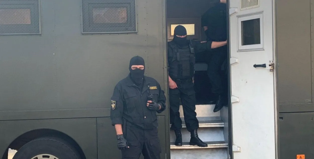 Riot police in Belarus / Euroradio