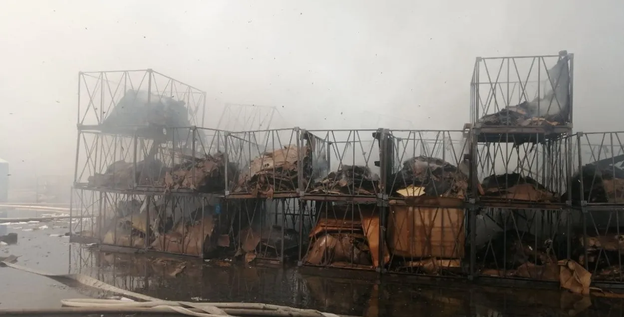 На заводе "БЕЛДЖИ" в Борисове произошел пожар