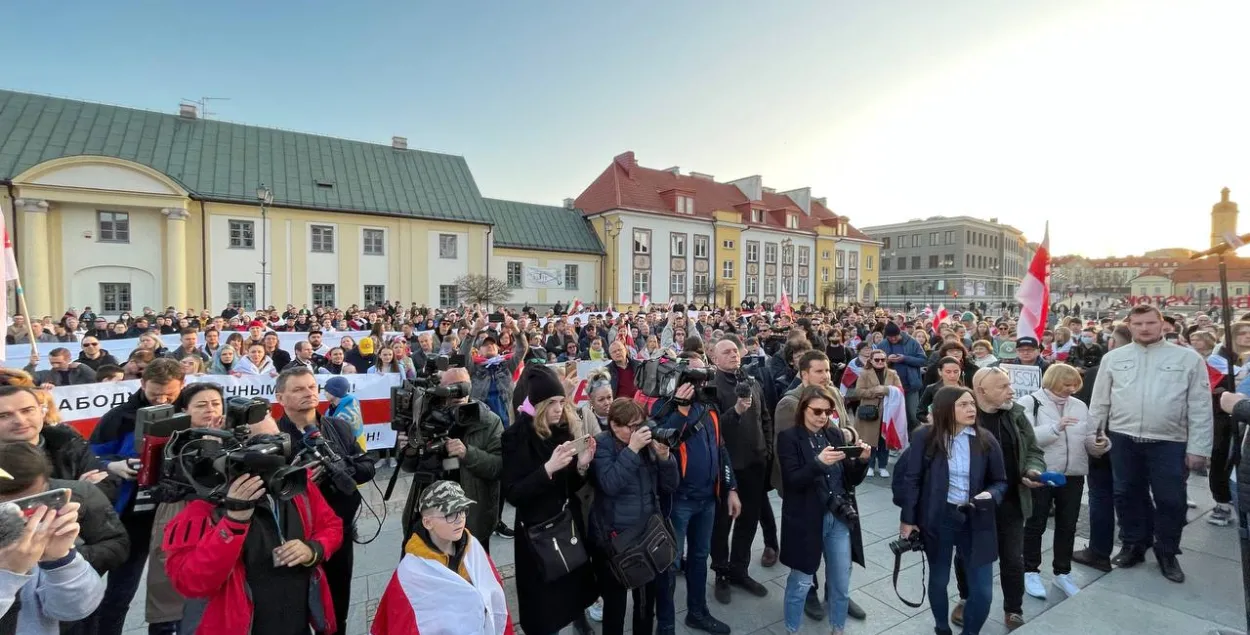 Митинг в Белостоке / пресс-служба Тихановской​