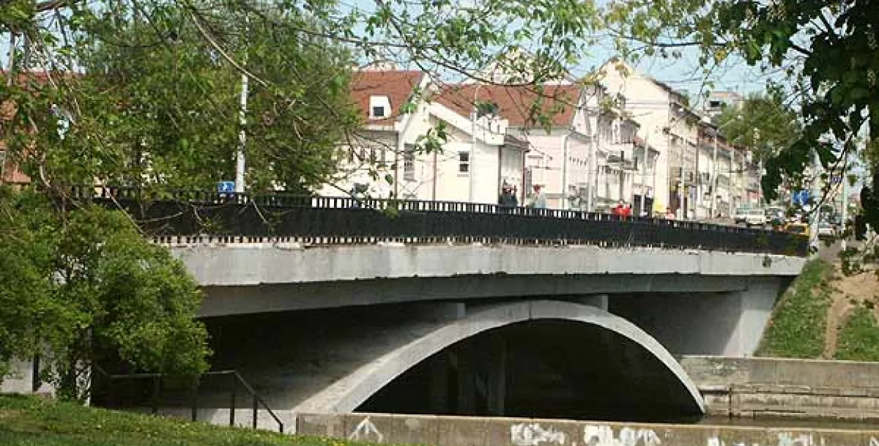 Мост через Свислочь в Минске / minsk-old-new.com​