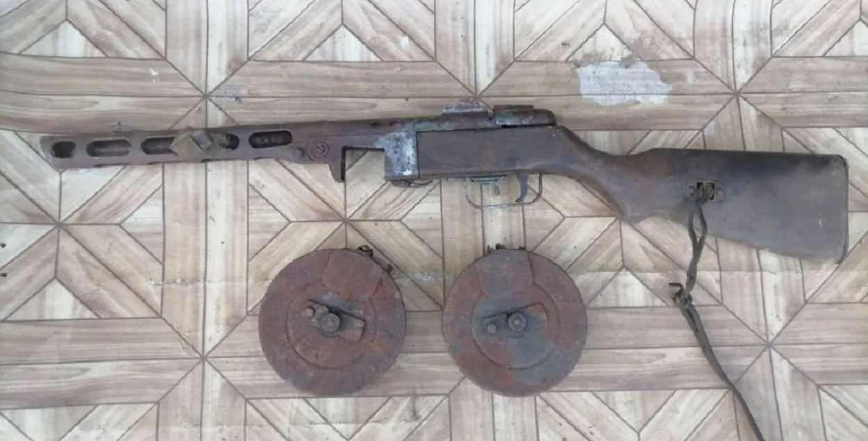 Найдено оружие / Фото витебской милиции​