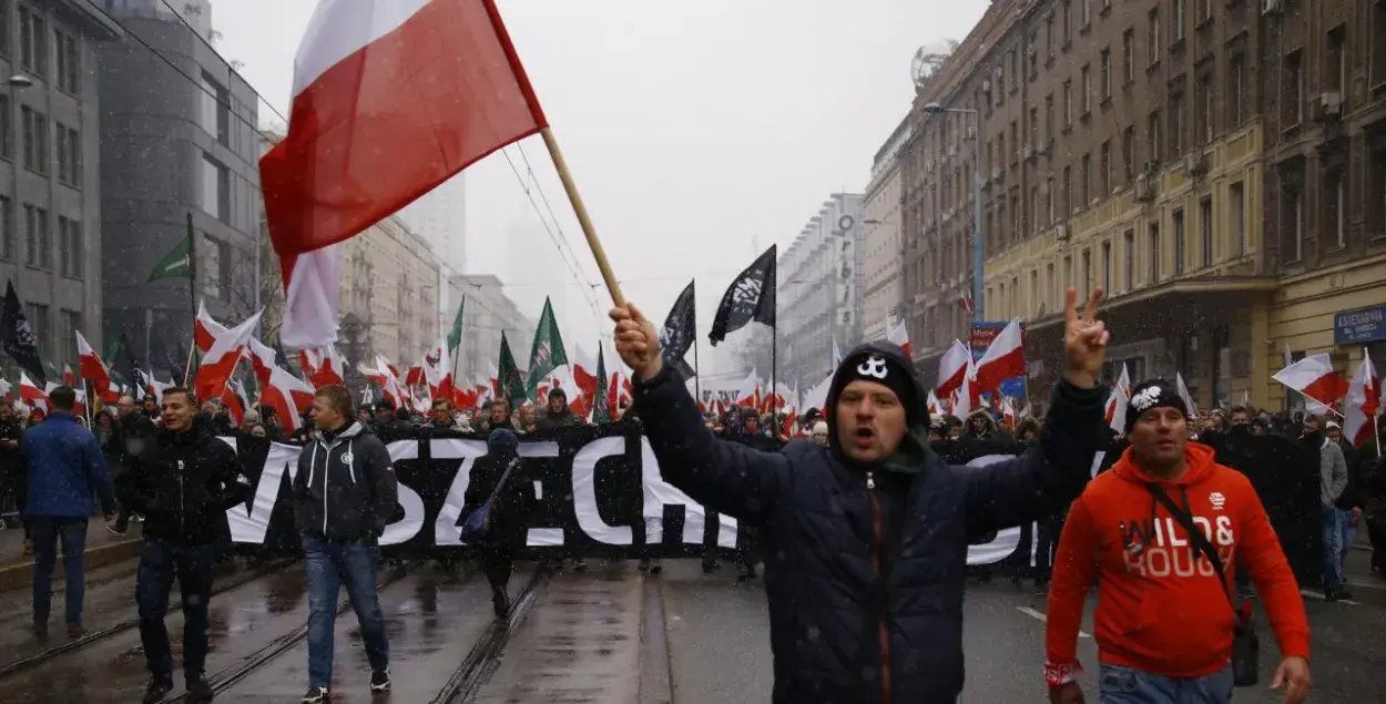 Марш польскіх нацыяналістаў у Варшаве / Reuters