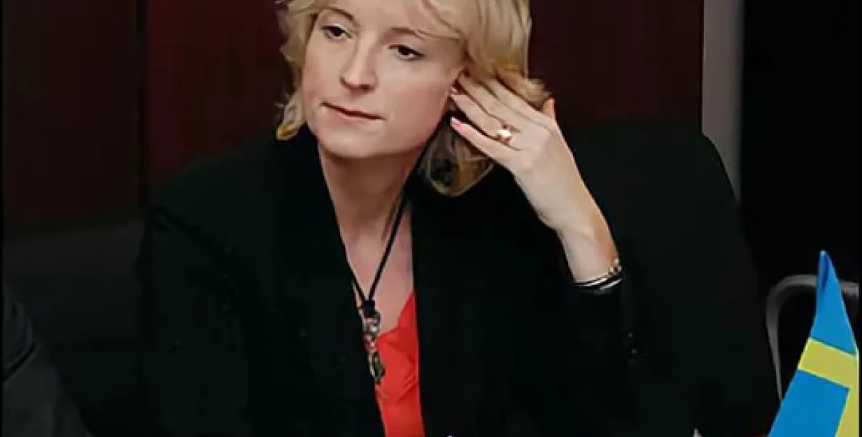 Пасол Швецыі Крысціна Юханесан у жывым эфіры Еўрарадыё (відэа)