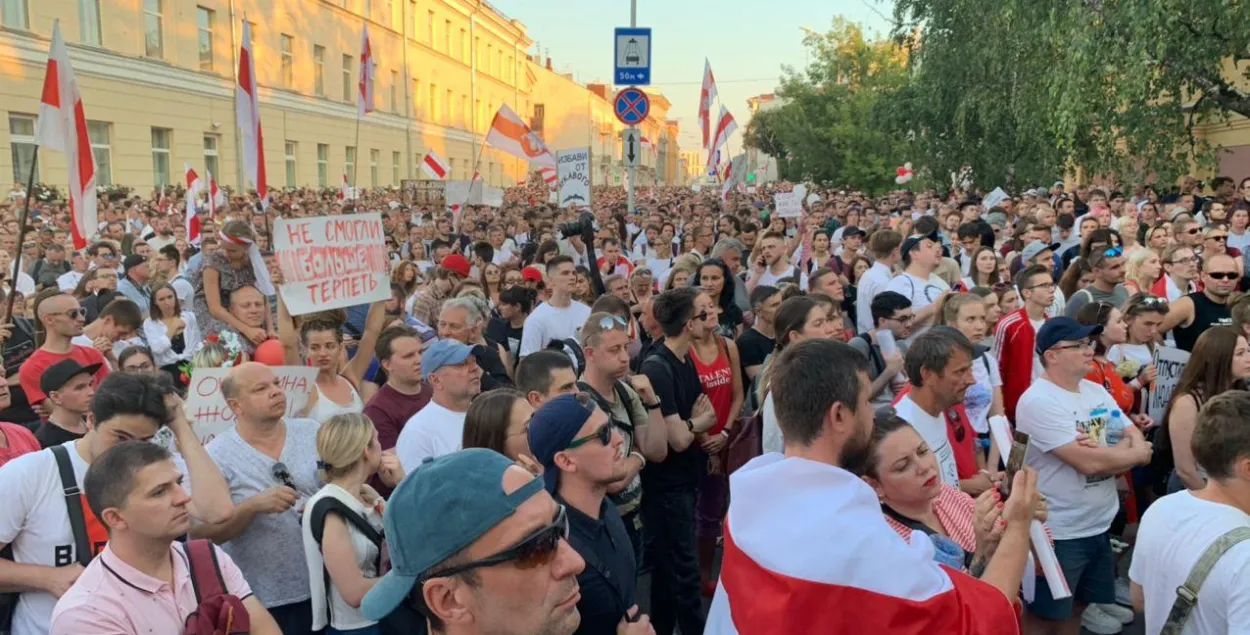 Протесты в Беларуси / Еврорадио