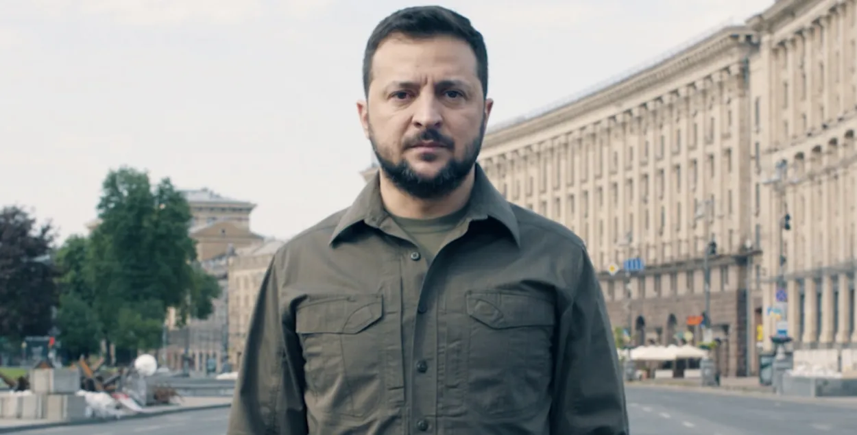 Владимир Зеленский в центре Киева / president.gov.ua