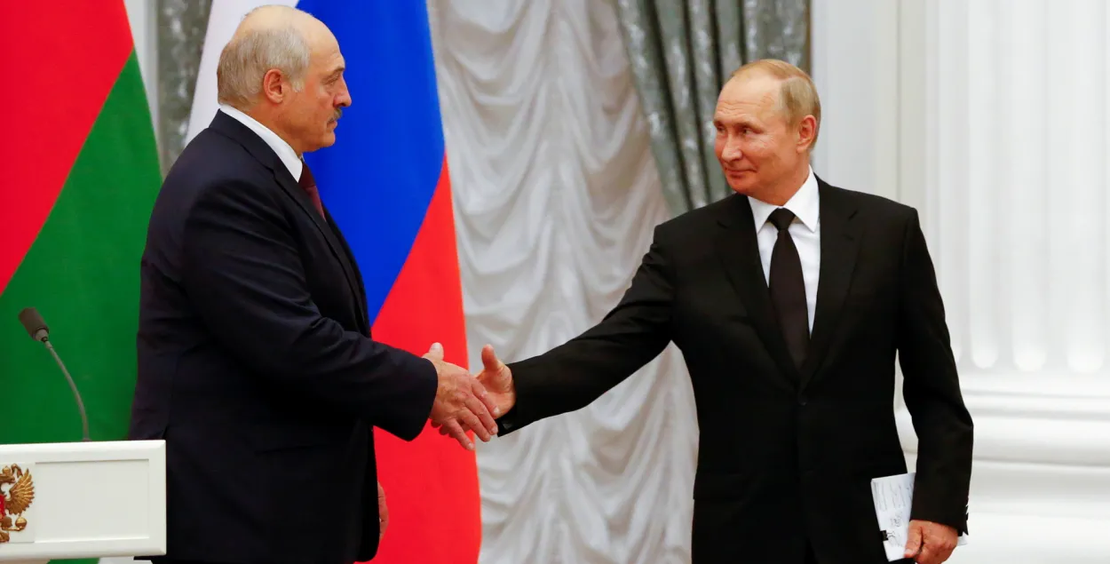 Сустрэча Аляксандра Лукашэнкі і Уладзіміра Пуціна доўжылася больш за чатыры гадзіны / Reuters