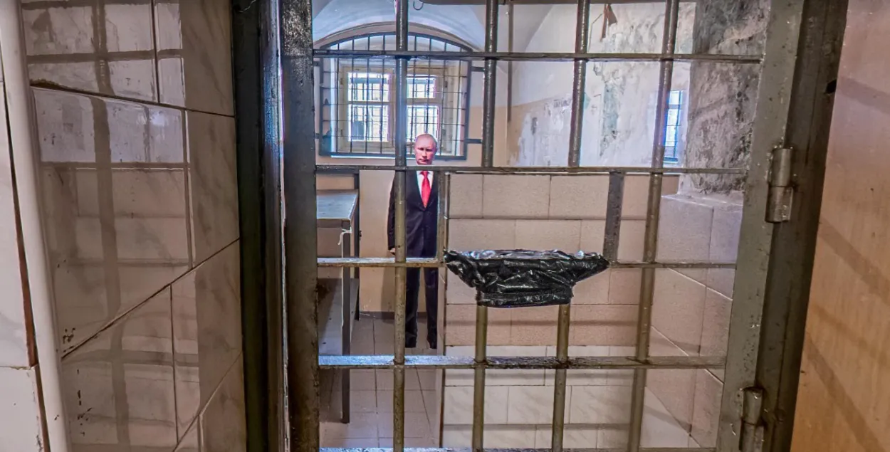 Путин в Лукишской тюрьме / Google street view