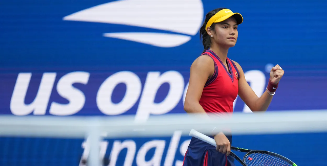 Турнір US Open сенсацыйна выйграла 18-гадовая брытанка Эма Радукану