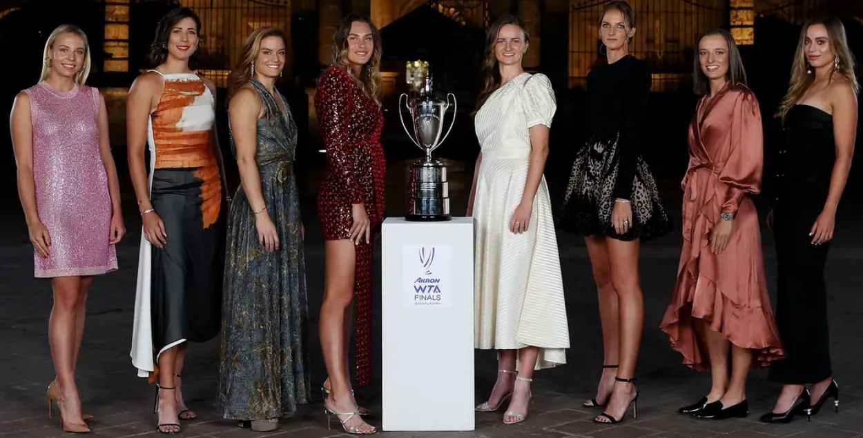 Участницы итогового турнира WTA, а среди них и Арина Соболенко / wtatennis.com​