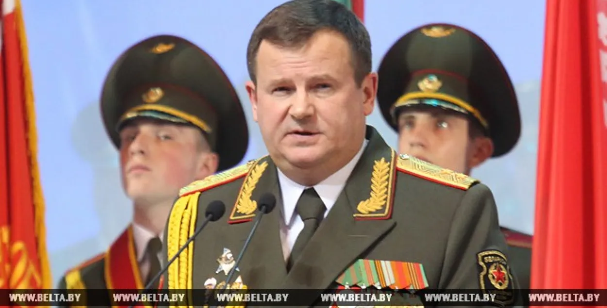 Министр обороны Андрей Равков. Фото: БЕЛТА.