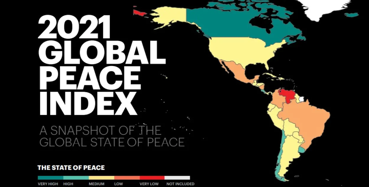 Беларусь сдает позиции в "Глобальном индексе миролюбия" 