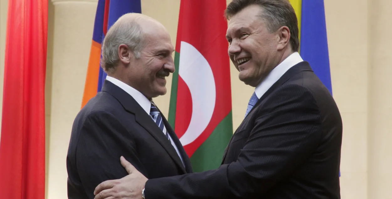 Лукашэнка і Януковіч у 2010 годзе / Reuters