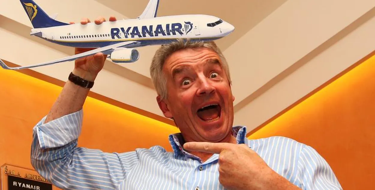 Гендырэктар Ryanair Майкл О&#39;Ліры. Фота: Reuters