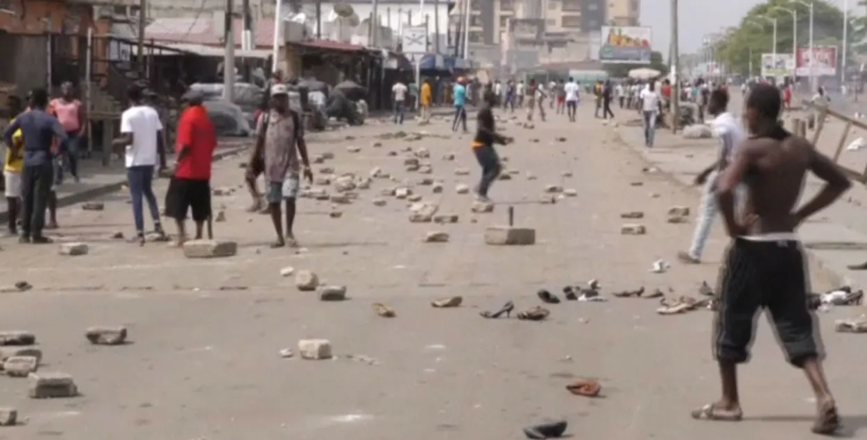 Разгон демонстрации в Того / Reuters