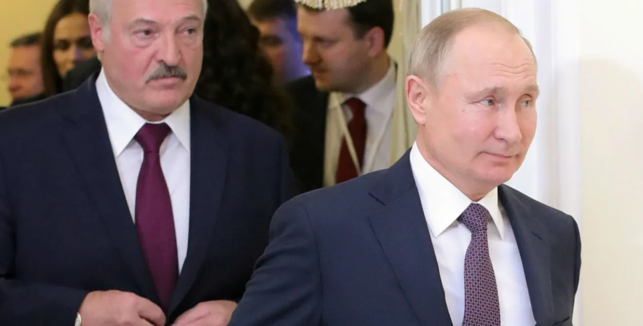 Александр Лукашенко и Владимир Путин / Reuters
