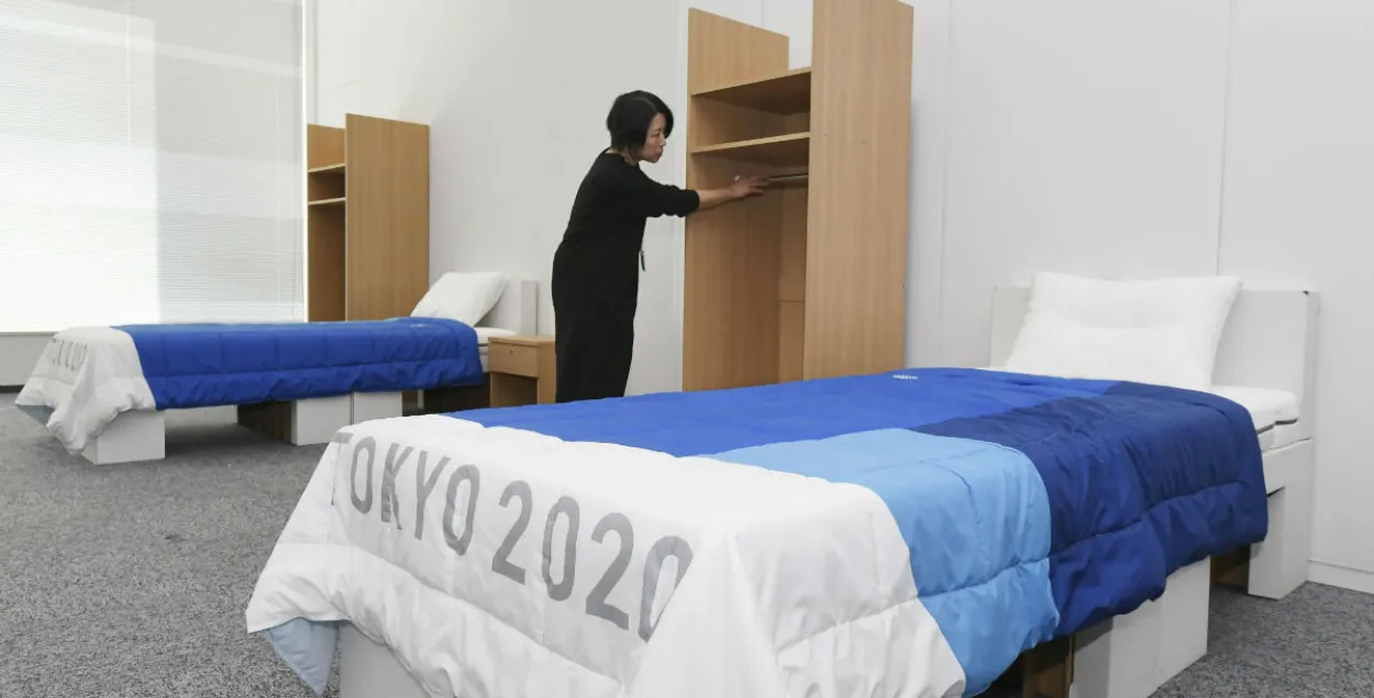 Картонные кровати для олимпийцев / Reuters​