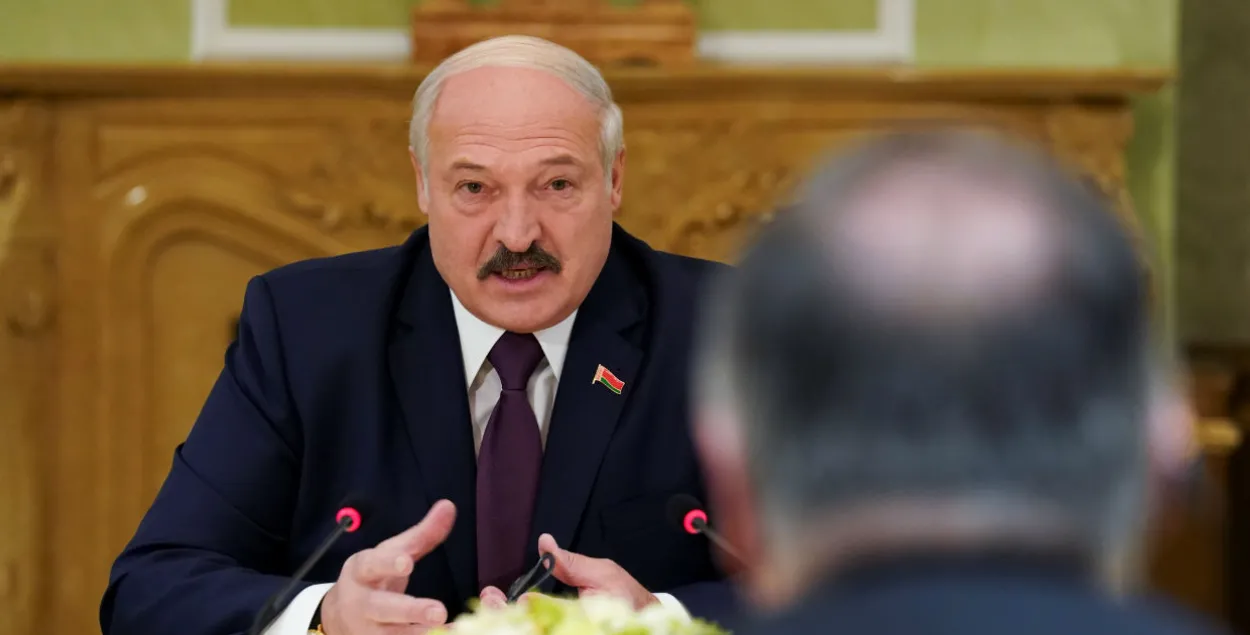 Александр Лукашенко и госсекретарь США Майк Помпео во время недавней встречи в Минске / Reuters​