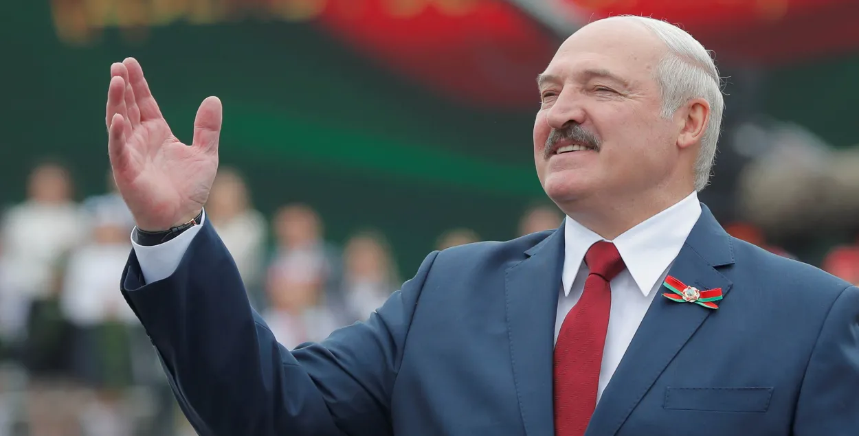 Аляксандр Лукашэнка перад народам 3 ліпеня&nbsp;/ Reuters