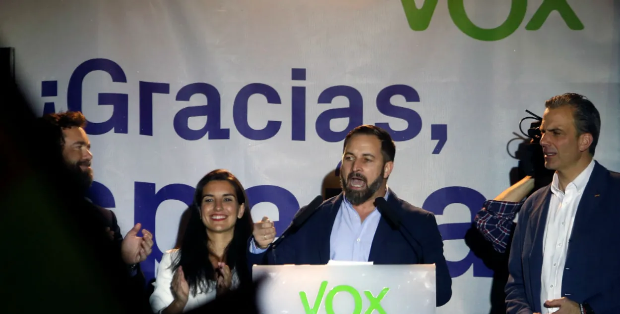У іспанскі парламент упершыню праходзіць ультраправая партыя Vox