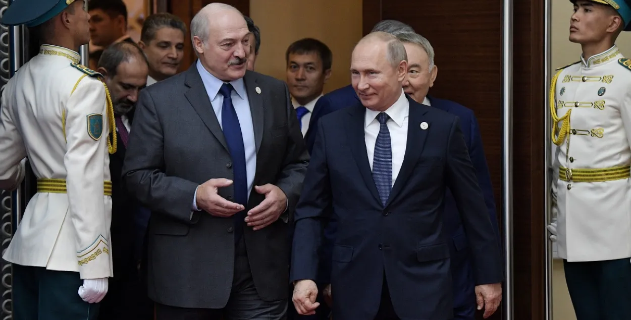 У віншаванні Пуціна з Днём Расіі Лукашэнка згадаў паглыбленне інтэграцыі