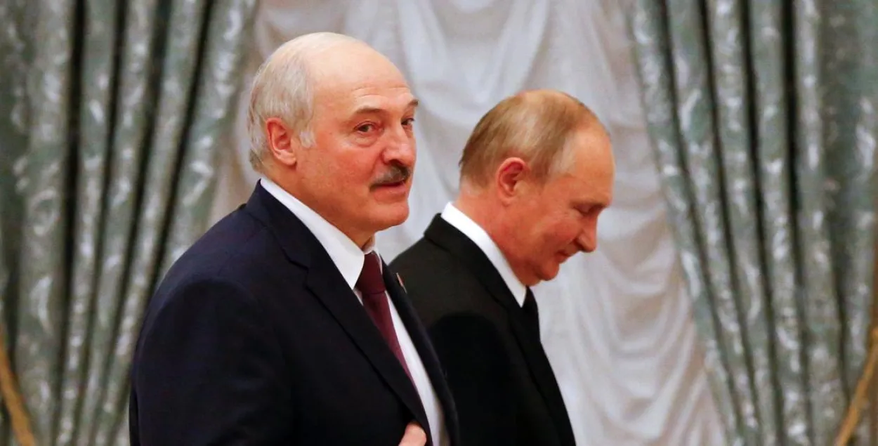 Лукашэнка і Пуцін у час апошняй сустрэчы ў Маскве / Reuters