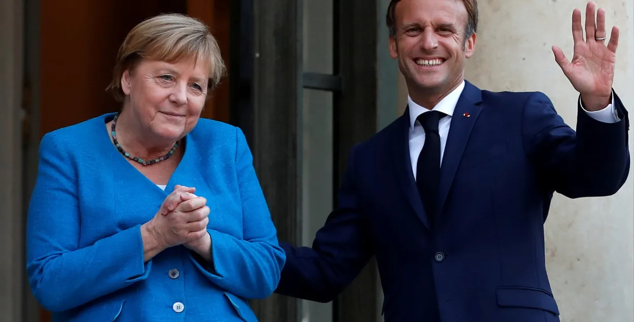 Ангела Меркель и Эммануэль Макрон, 16 сентября 2021-го / Reuters