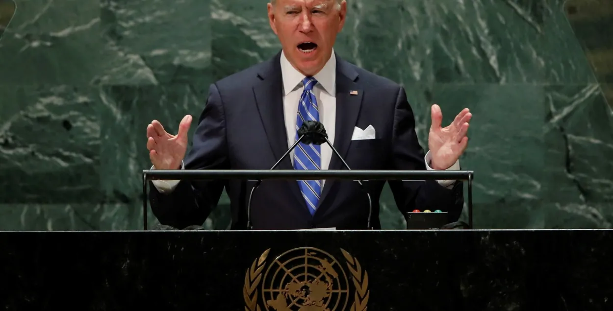 Джо Байден выступает в ООН / Reuters