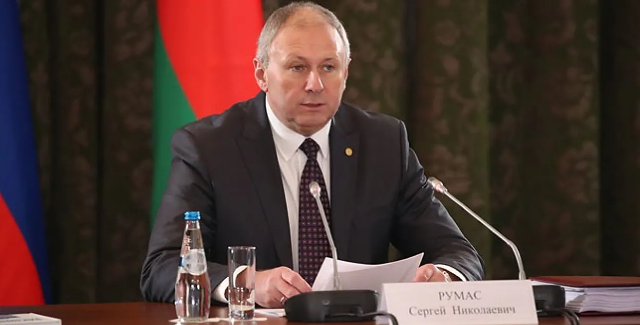 Belarus Prime Minister Siarhei Rumas. Photo: BELTA