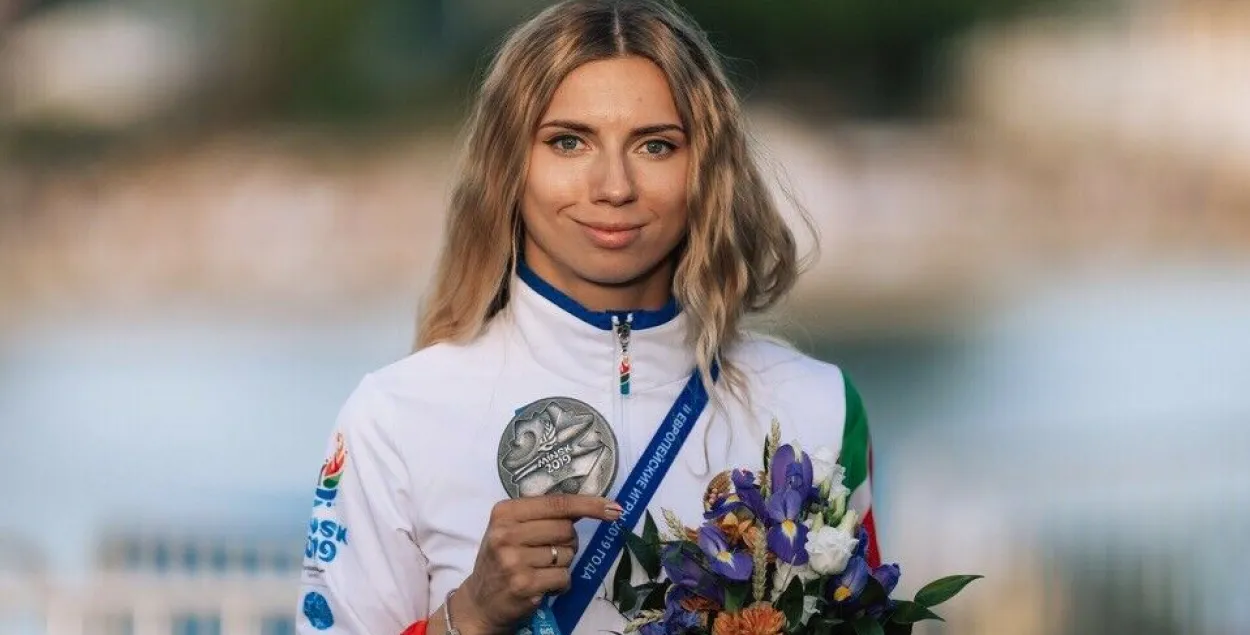 Ціманоўская выставіла на аукцыён сярэбраны медаль Еўрагульняў