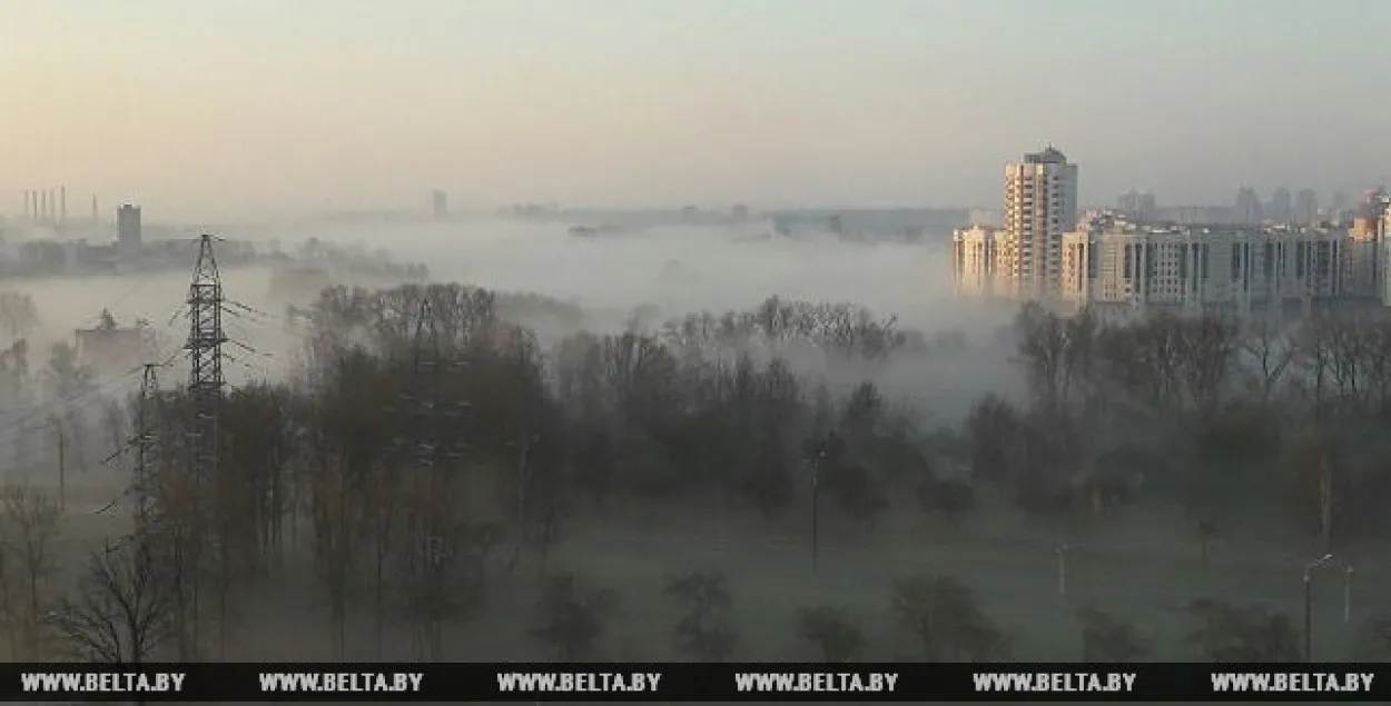 У суботу ў Беларусі чакаюцца туман і галалёдзіца